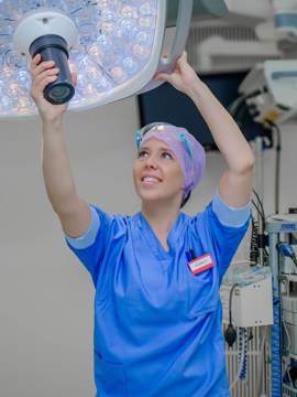 Lianne Giesbertz, operatieassistent
