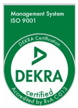 Logo Keurmerk ISO 9001 DEKRA