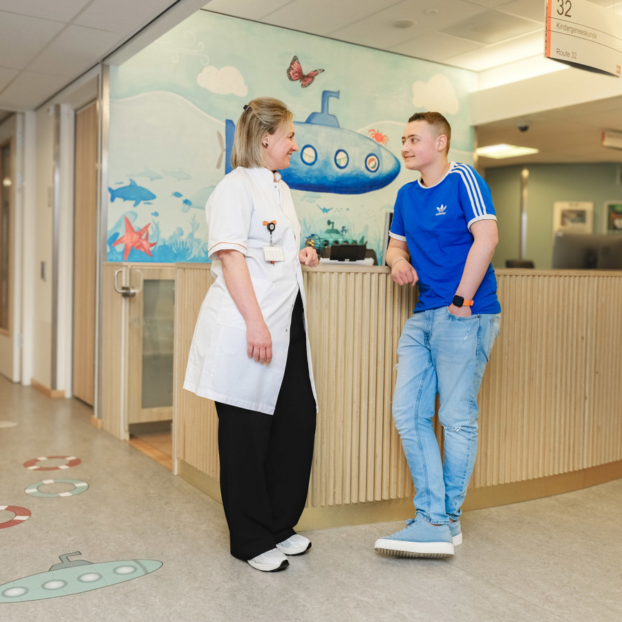 Enzo met Rianne Koning