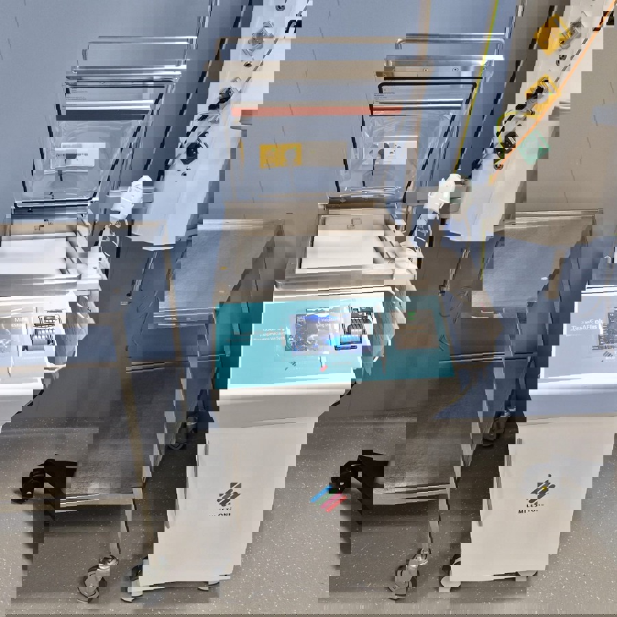 De Tissuesafe die wordt gebruikt bij het sealen