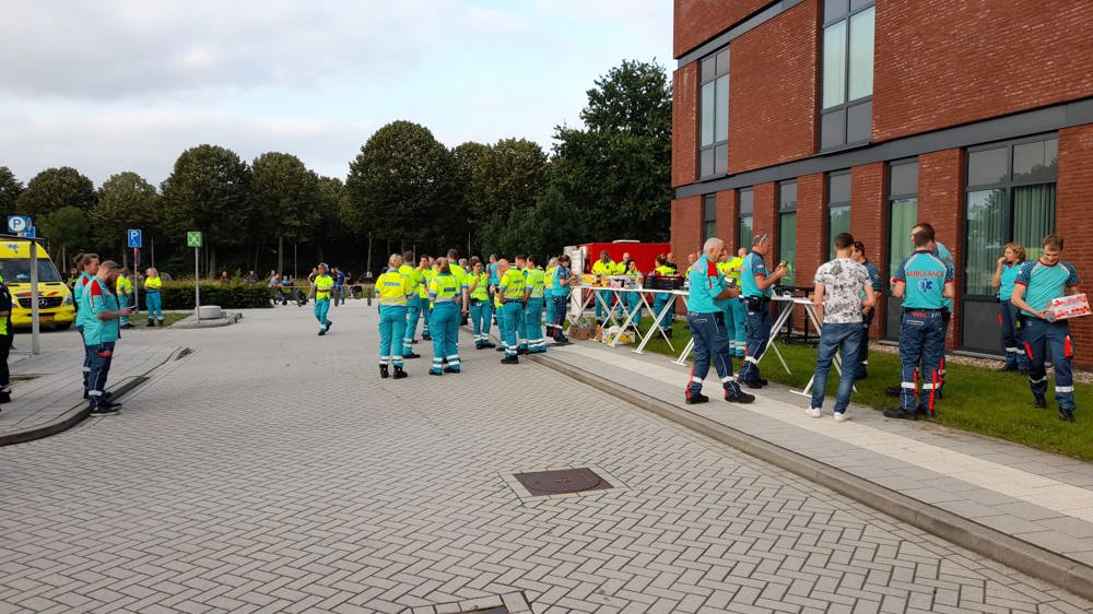 Hoogwater 2021, ambulancemedewerkers 