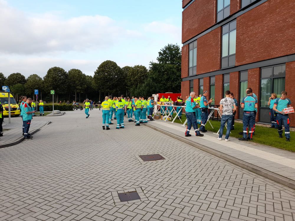 Hoogwater 2021, ambulancemedewerkers 