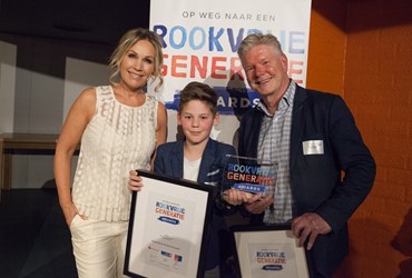 Foto Harry Pouwels en Pepijn Boots met hun award 