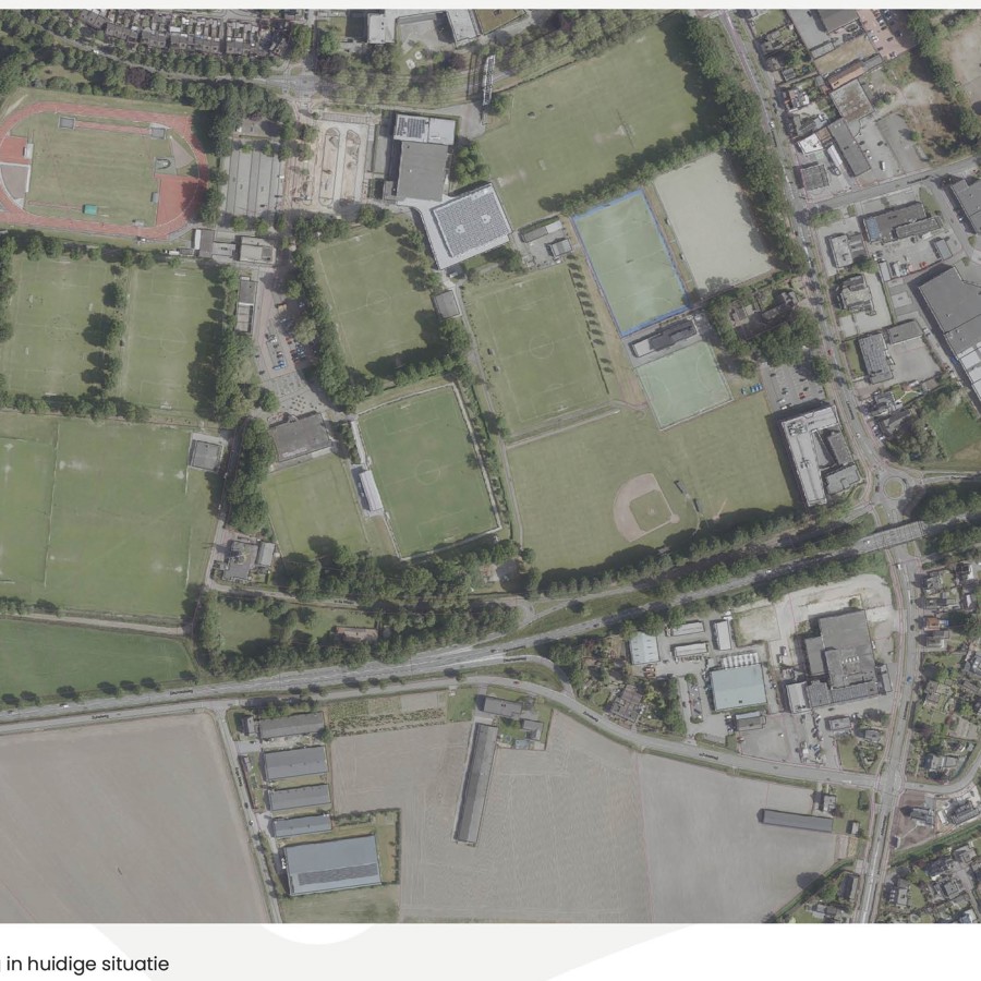 Luchtfoto nieuwbouw locatie VieCuri Venray