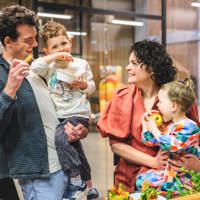Roy en Judith samen met hun kinderen
