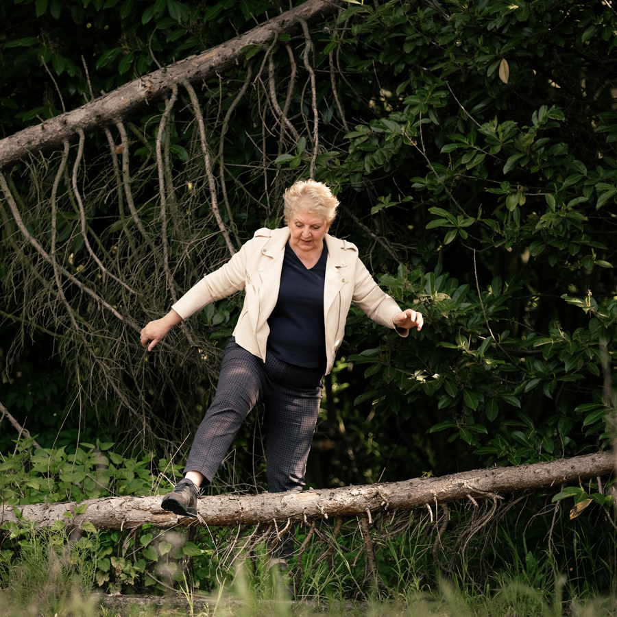 Lon Berden in het bos