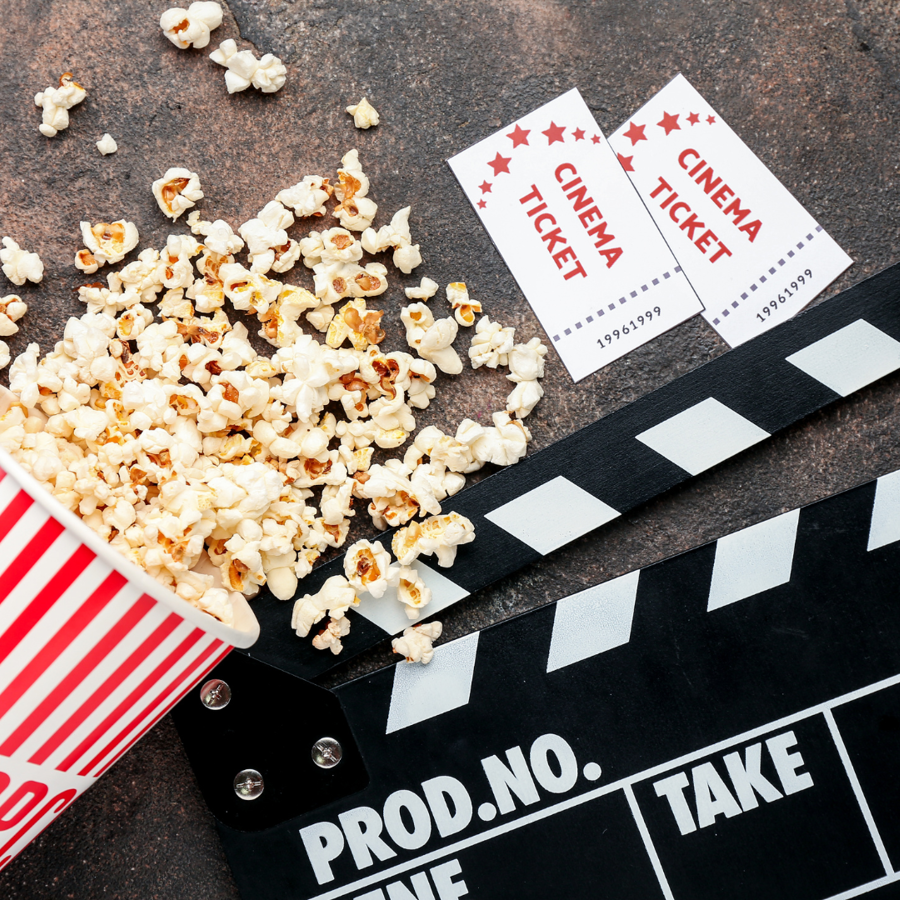 Film, popcorn