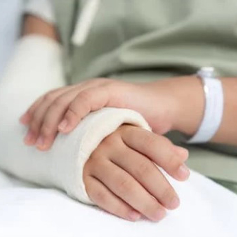 Arm in het gips Arm in het gips