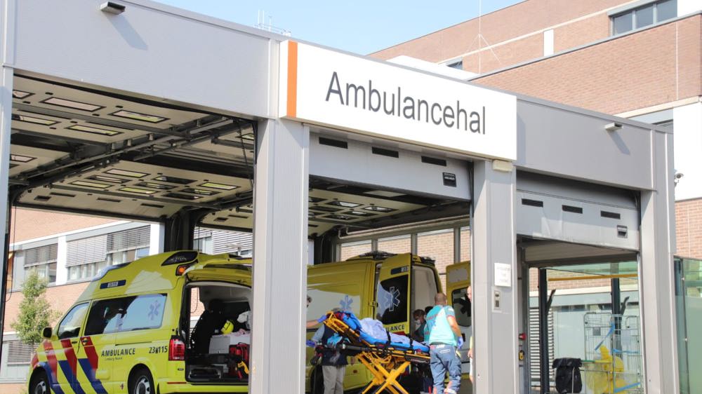 Hoogwater 2021, ambulancehal 