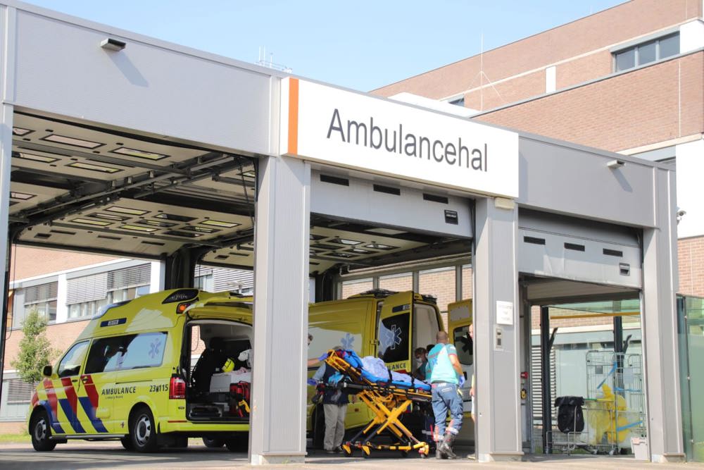 Hoogwater 2021, ambulancehal 
