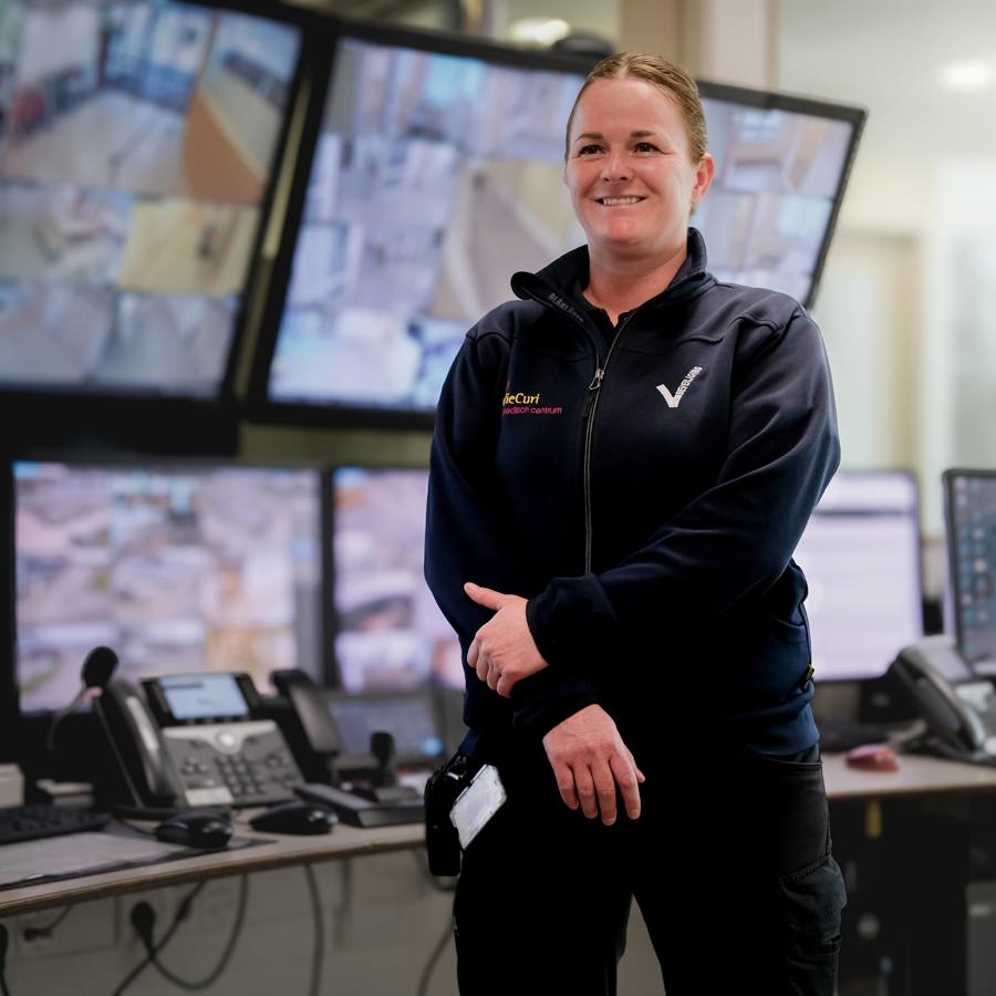 Beveiliger bij VieCuri