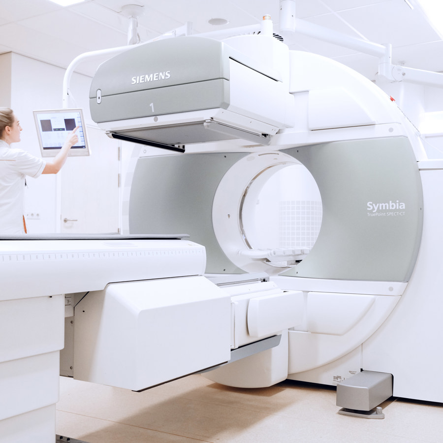 Medische beeldvorming, zorgverlener en ct-scan Medische beeldvorming, zorgverlener en ct-scan