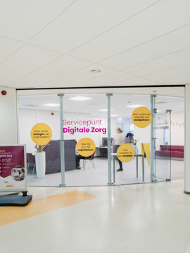 Het Servicepunt Digitale Zorg op route 8, Venlo