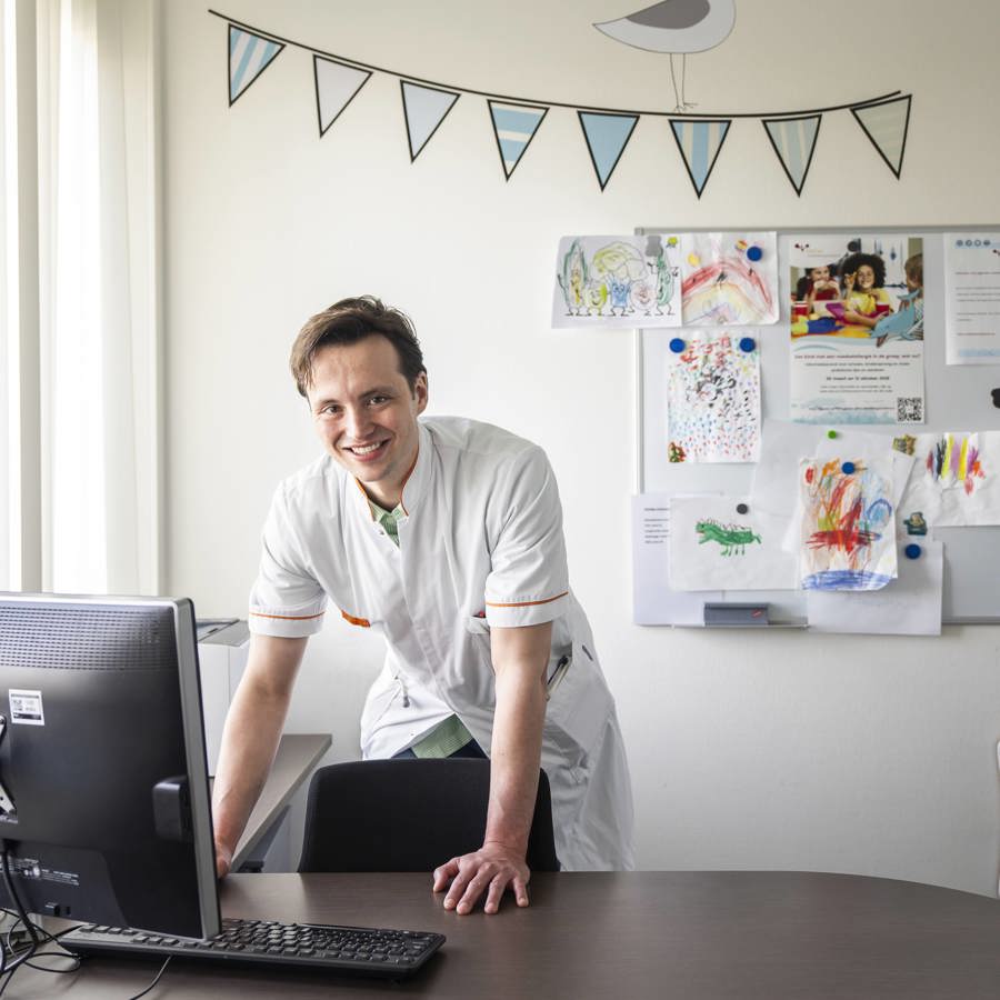 Martijn Nievelstein, arts-assistent Kindergeneeskunde.